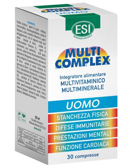 ESI MULTICOMPLEX UOMO 30Cpr ESI MULTICOMPLEX UOMO 30Cpr