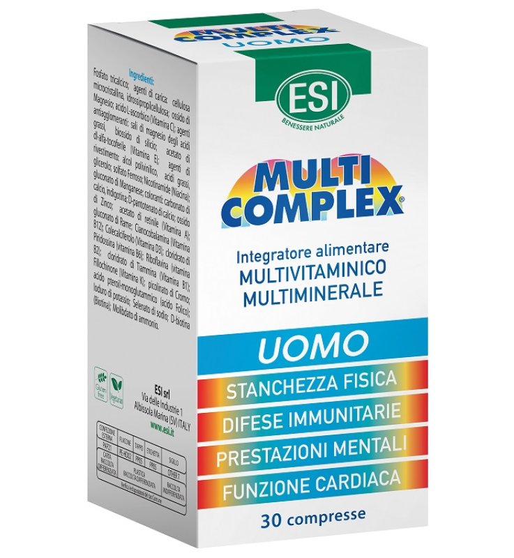 ESI MULTICOMPLEX UOMO 30Cpr ESI MULTICOMPLEX UOMO 30Cpr