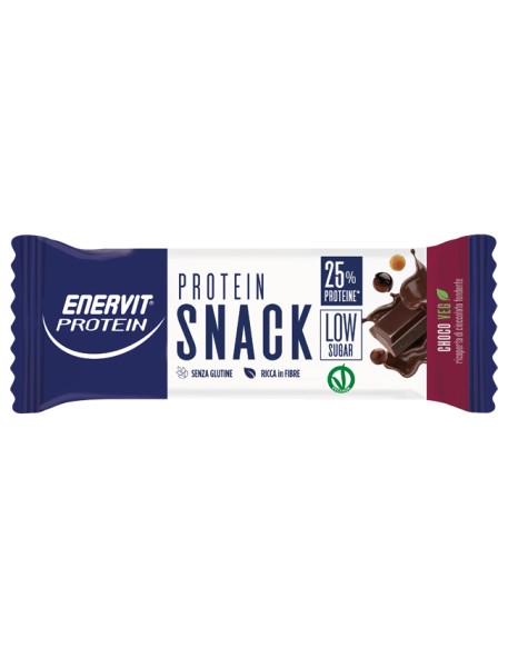 ENERVIT PROT.SNACK CHOCO VEG.LOW