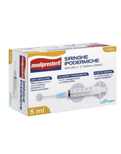 MEDIPRESTERIL SIRINGA 5 ML