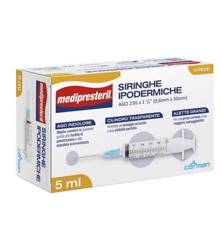 MEDIPRESTERIL SIRINGA 5 ML