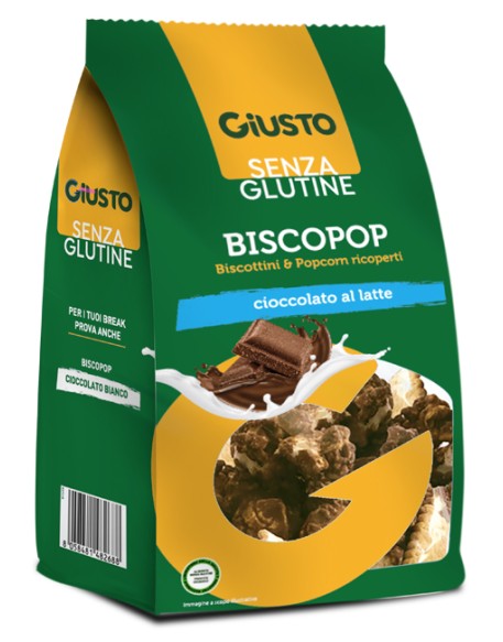 GIUSTO S/G Biscopop*80g