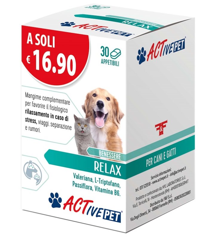 V ACTIVE PET RELAX 30CPR