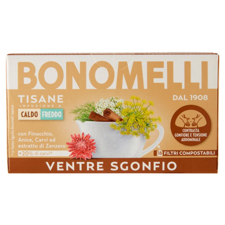 BONOMELLI TISANA VENTRE SGONFIO 18 FILTRI BONOMELLI TISANA VENTRE SGONFIO 18 FILTRI