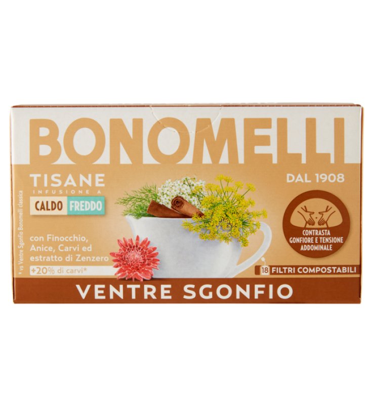 BONOMELLI TISANA VENTRE SGONFIO 18 FILTRI