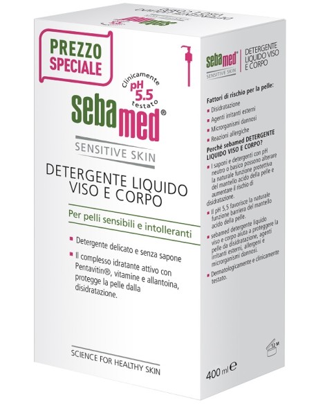 SEBAMED DETERG.VISO/CORPO 400ML