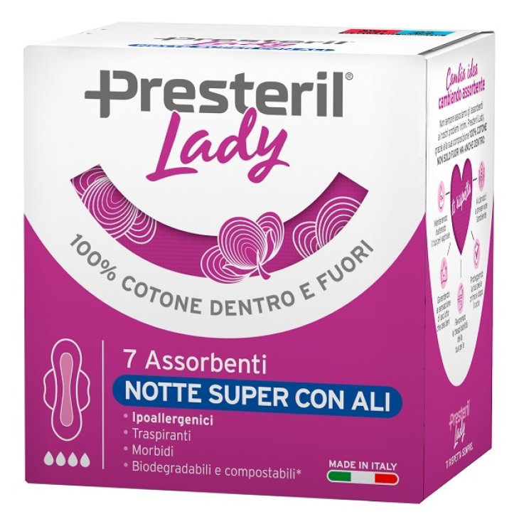 LADY PRESTERIL NOTTE SUP ALI 7PZ LADY PRESTERIL NOTTE SUP ALI 7PZ