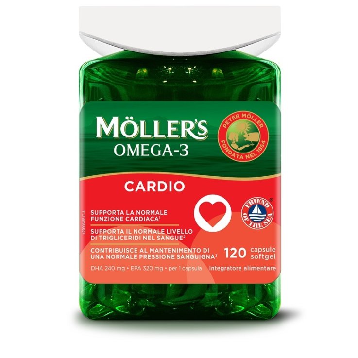 MOLLER'S Omega3 Cardio 120 Cps MOLLER'S Omega3 Cardio 120 Cps