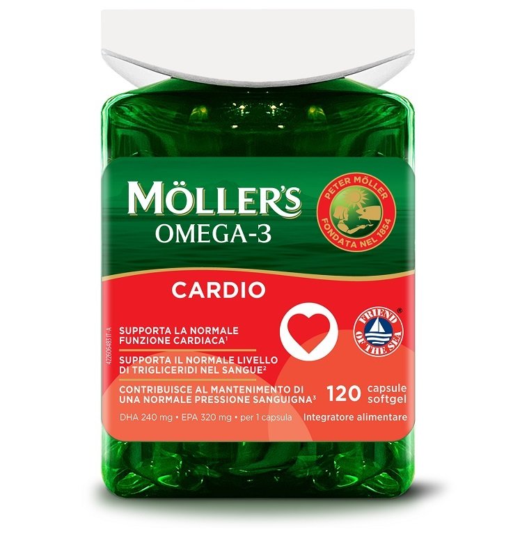 MOLLER'S Omega3 Cardio 120 Cps MOLLER'S Omega3 Cardio 120 Cps