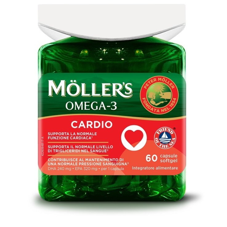 MOLLER'S Omega3 Cardio 60 Cps MOLLER'S Omega3 Cardio 60 Cps