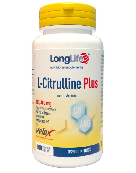 LONGLIFE L-CITRULLINE PL 100CPS LONGLIFE L-CITRULLINE PL 100CPS