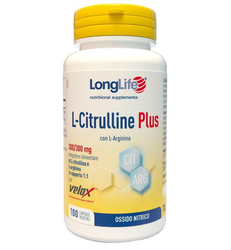 LONGLIFE L-CITRULLINE PL 100CPS