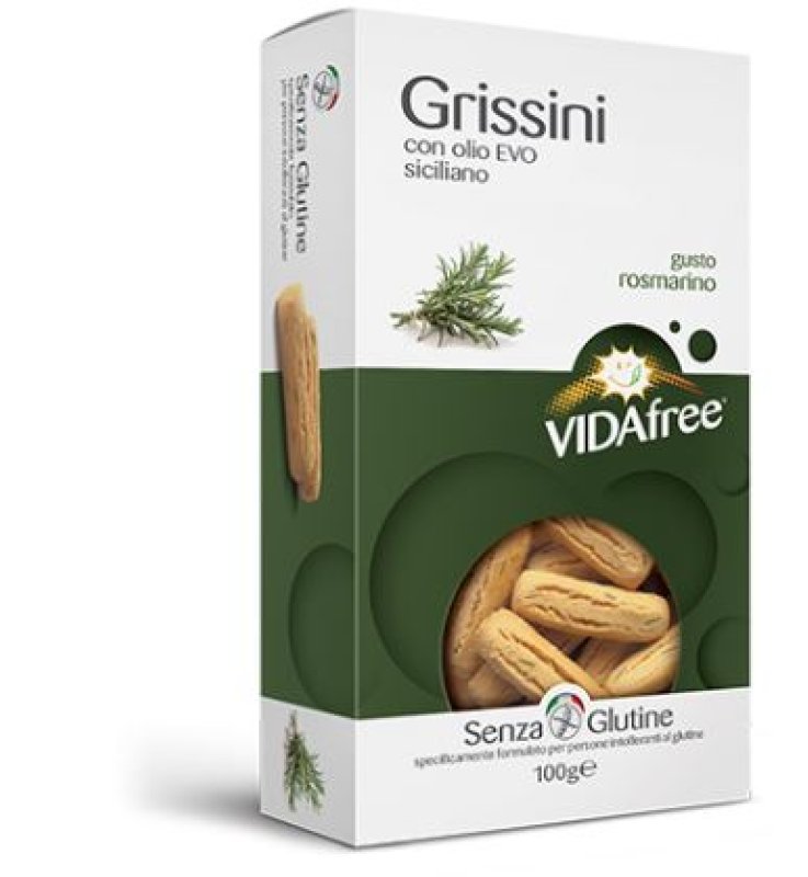 VIDAFREE Grissini Rosm.100g VIDAFREE Grissini Rosm.100g