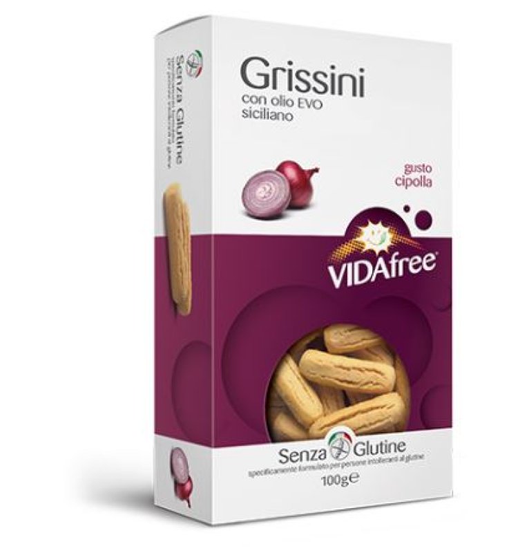 VIDAFREE Grissini Cipolla 100g VIDAFREE Grissini Cipolla 100g