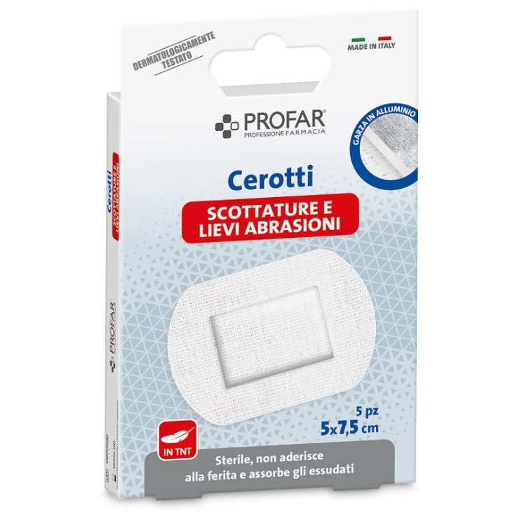 CEROTTI PROFAR SCOTTATURE 5X7,5CM 5 PEZZI CEROTTI PROFAR SCOTTATURE 5X7,5CM 5 PEZZI