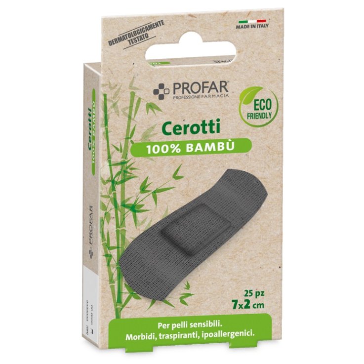 CEROTTI PROFAR BAMBU 7X2CM 25 PEZZI CEROTTI PROFAR BAMBU 7X2CM 25 PEZZI