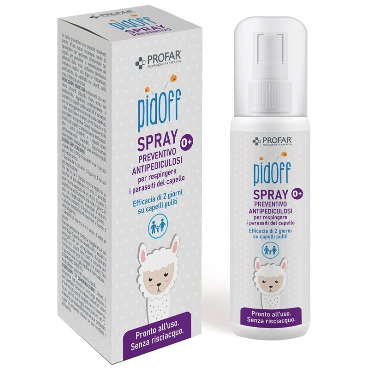 PROFAR pidOFF Spray Preventivo Antipediculosi 100 ml- SCADENZA GIUGNO 2026 PROFAR pidOFF Spray Preventivo Antipediculosi 100 ml- SCADENZA GIUGNO 2026