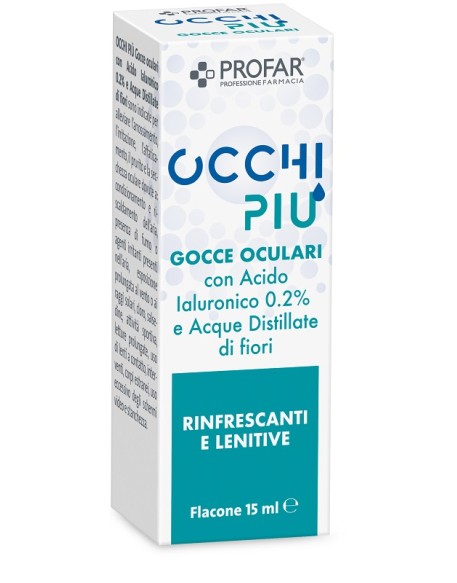 PROFAR OCCHI PIU' GOCCE OCULARI ACIDO IALURONICO E ACQUE DISTILLATE DI FIORI