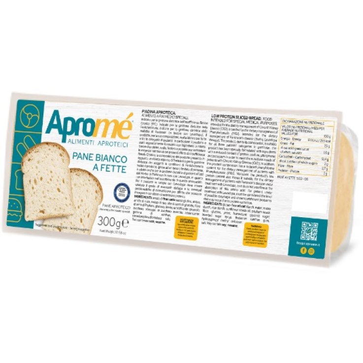 APROME'Pane Bianco Fette 300g APROME'Pane Bianco Fette 300g