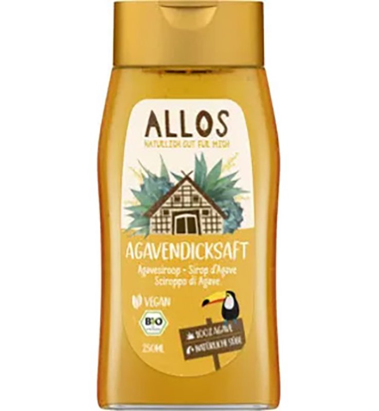 ALLOS SCIROPPO D'AGAVE 250ML ALLOS SCIROPPO D'AGAVE 250ML