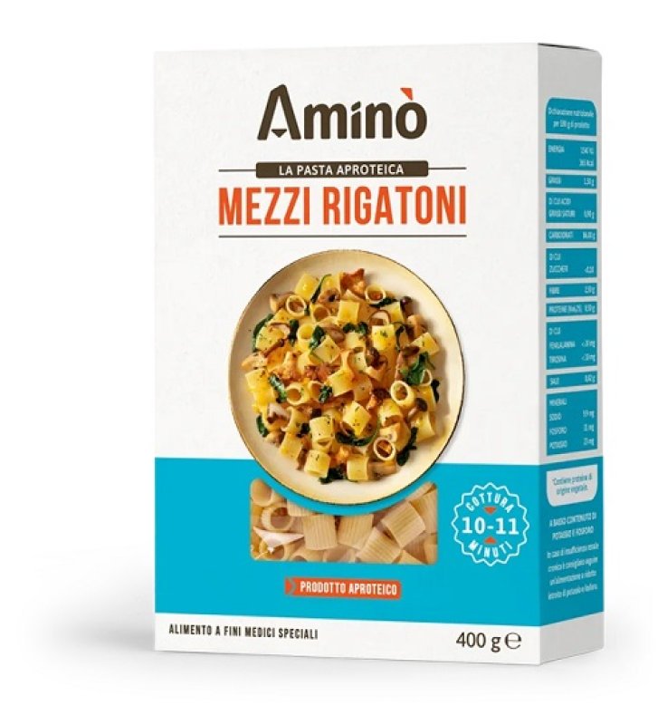 AMINO'Aprot.Mezzi Rigatoni400g AMINO'Aprot.Mezzi Rigatoni400g