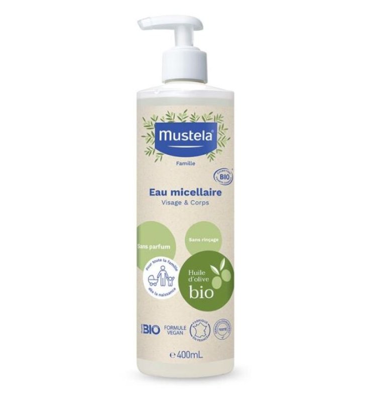 MUSTELA ACQUA MICELLARE BIO 400M
