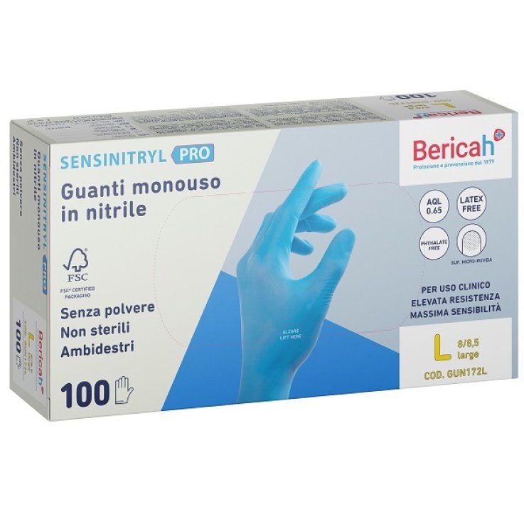 GUANTI NITR L 100PZ SENSINIT PRO GUANTI NITR L 100PZ SENSINIT PRO