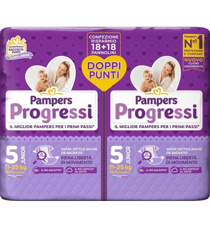 PAMPERS PROG.5 JUN 11-25KG 36PZ