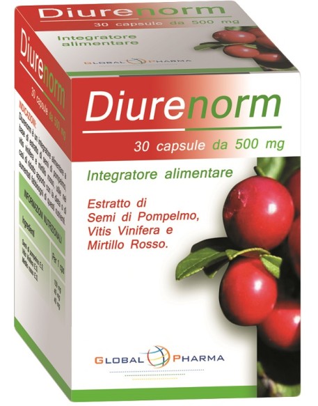 DIURENORM 30 Cps 500mg