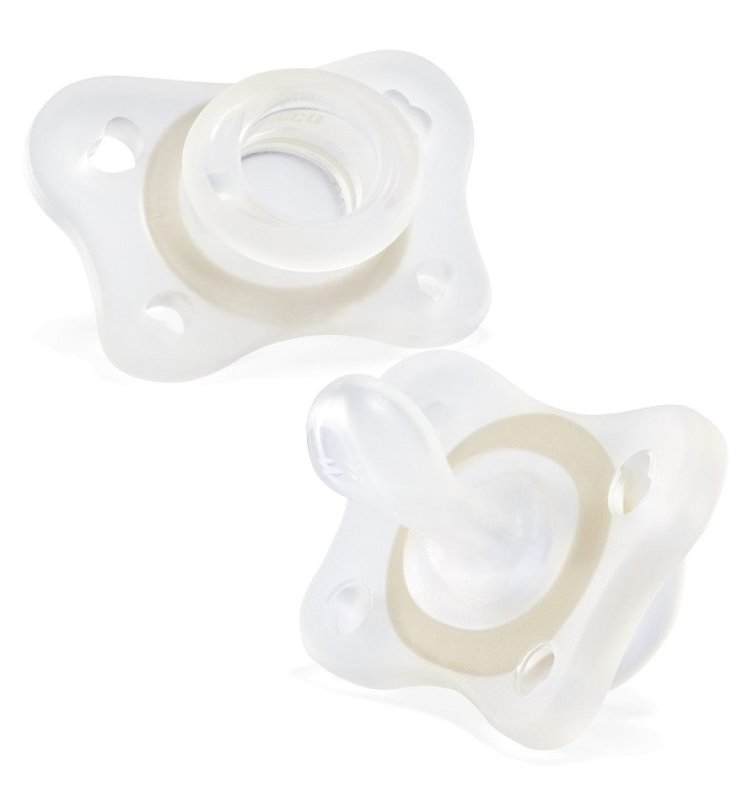 CHICCO GOMMOTTINO LUMI SILICONE 2-6M 2 PEZZI C