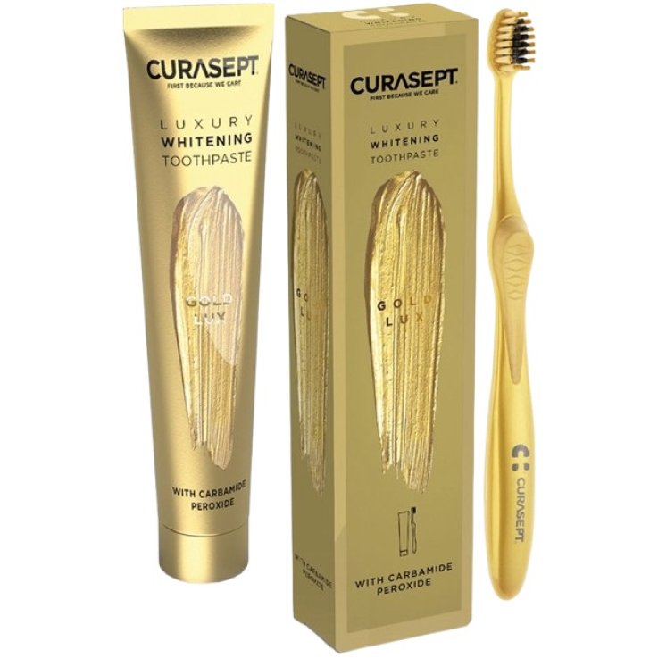 CURASEPT GOLD LUXURY WHITENING DENTIFRICIO 75 ML CURASEPT GOLD LUXURY WHITENING DENTIFRICIO 75 ML