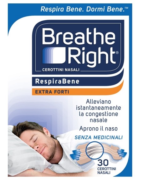 CEROTTI NASALI BREATH RIGHT EXTRA FORTE 30 PEZZI