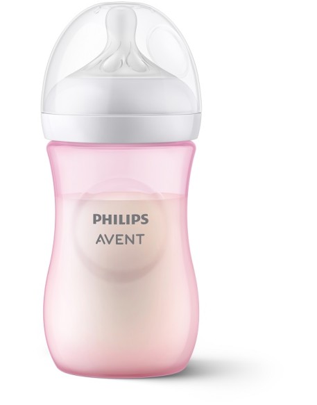 AVENT BIB NAT 3,0 ROSA 260ML