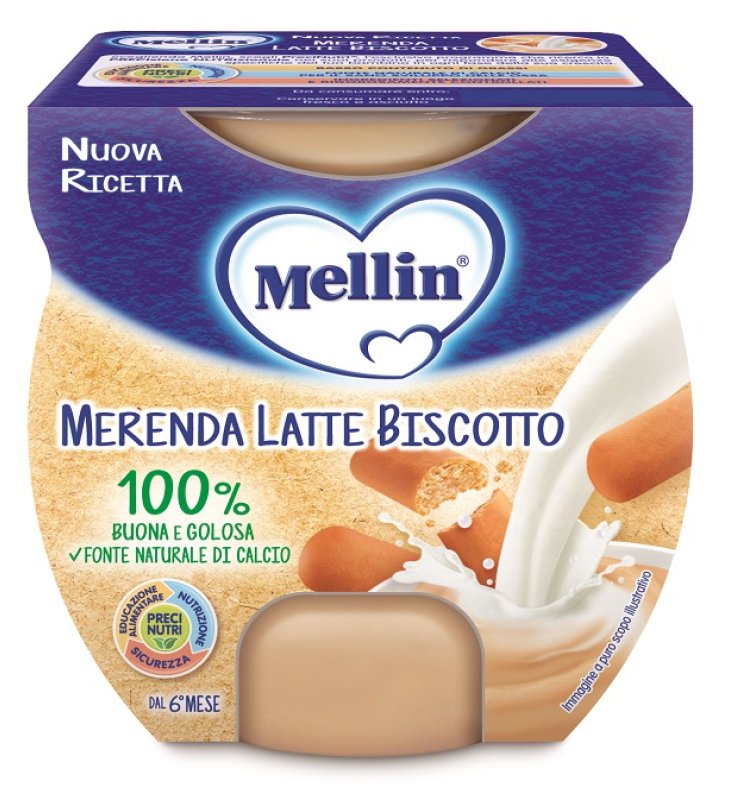MELLIN Mer.Latte/Bisc.2x100g