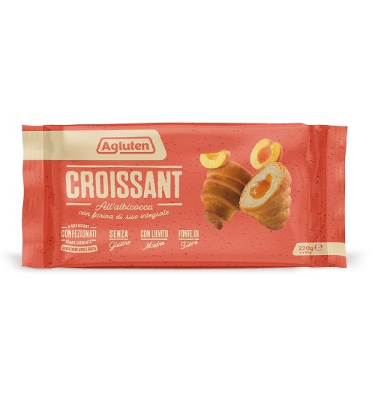 AGLUTEN Croissant Alb.4pz