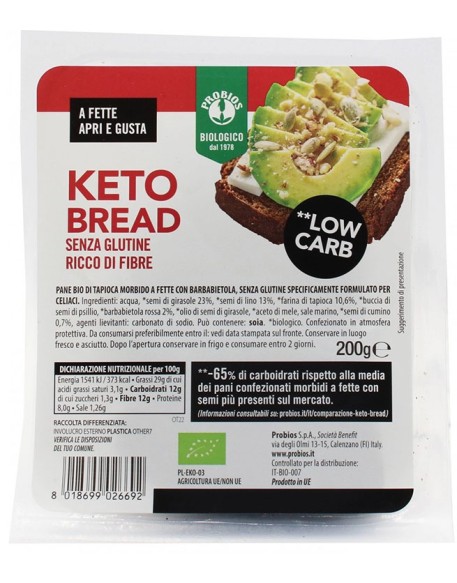 PROBIOS Keto Bread S/G 200g