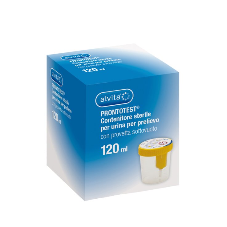CONTENITORE URINE ALVITA PRONTOTEST PRELIEVO SOTTOVUOTO 120ML 1 PEZZO CONTENITORE URINE ALVITA PRONTOTEST PRELIEVO SOTTOVUOTO 120ML 1 PEZZO