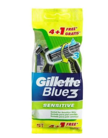 GILLETTE BLUE3 SENS 4PZ+1GR