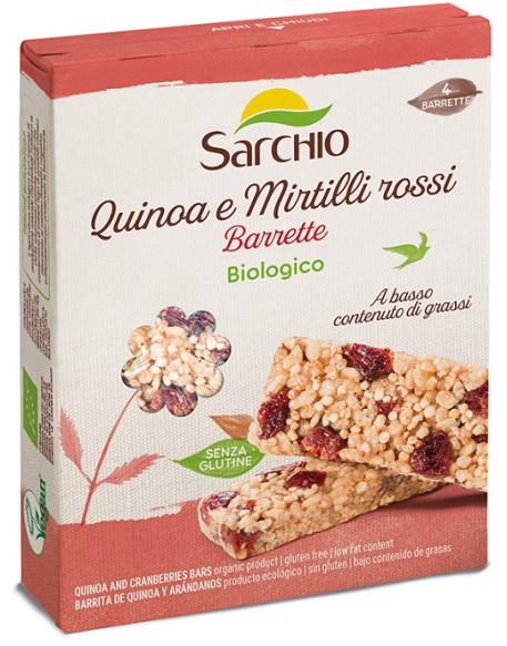 SARCHIO Snack Quinoa/Mirt.80g