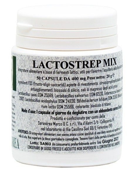 LACTOSTREP MIX 400mg 50Cps SAR