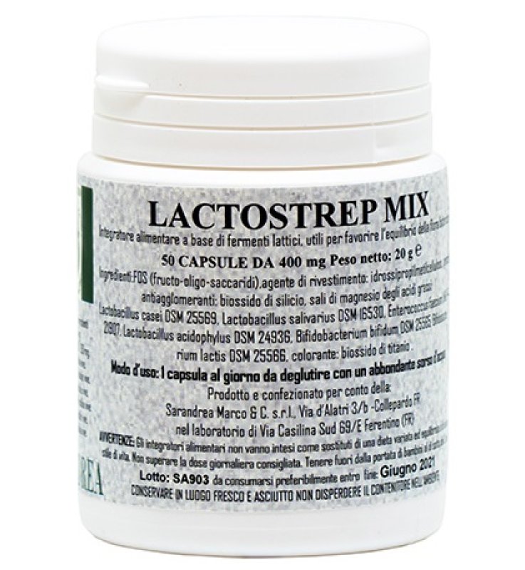 LACTOSTREP MIX 400mg 50Cps SAR