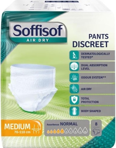 SOFFISOF AIR DRY PANTS DISCR L