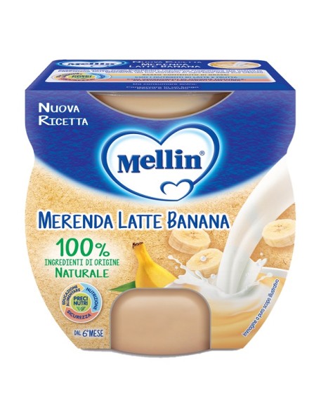 MELLIN Mer.Latte/Banana 2x100g