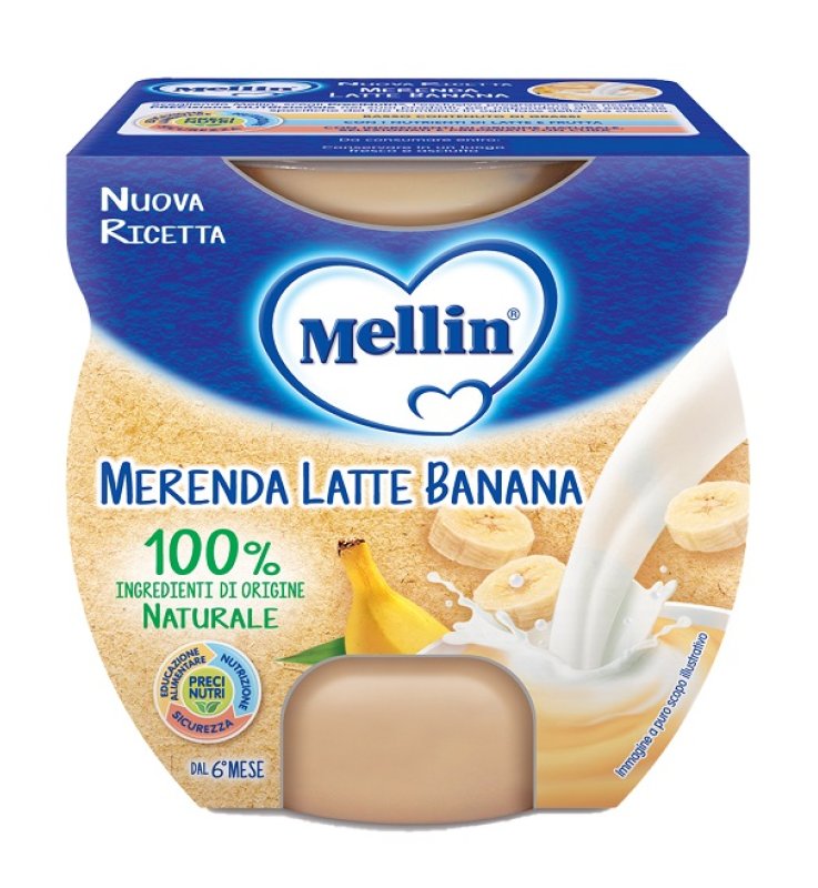 MELLIN Mer.Latte/Banana 2x100g