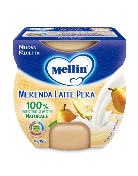 MELLIN Mer.Latte/Pera 2x100g