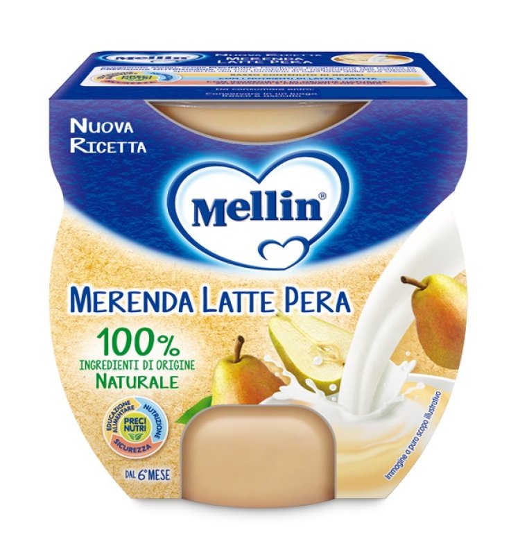 MELLIN Mer.Latte/Pera 2x100g