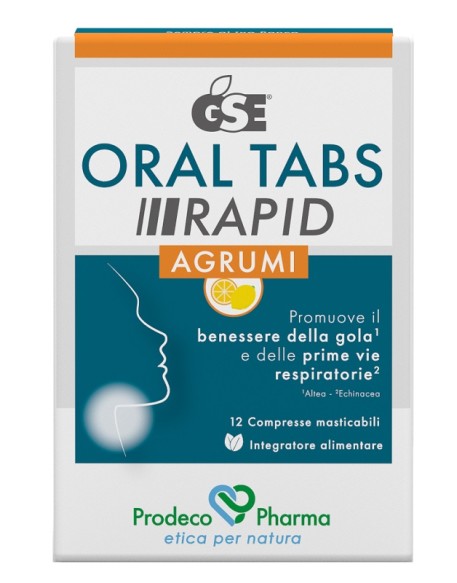 GSE ORAL TABS RAPID AGRUMI 12CPR