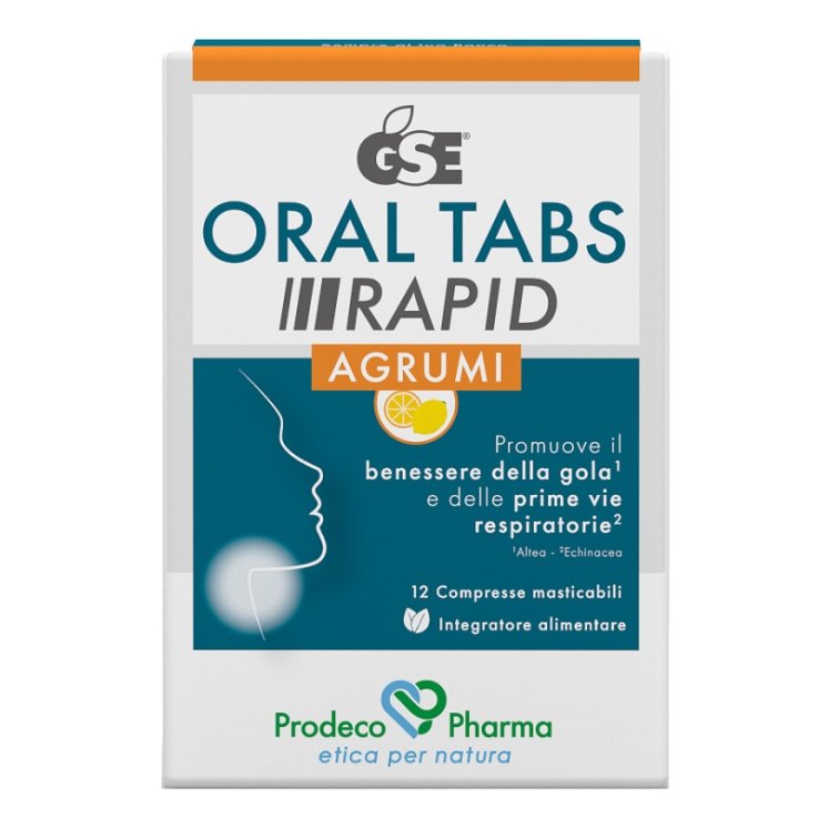GSE ORAL TABS RAPID AGRUMI 12CPR GSE ORAL TABS RAPID AGRUMI 12CPR