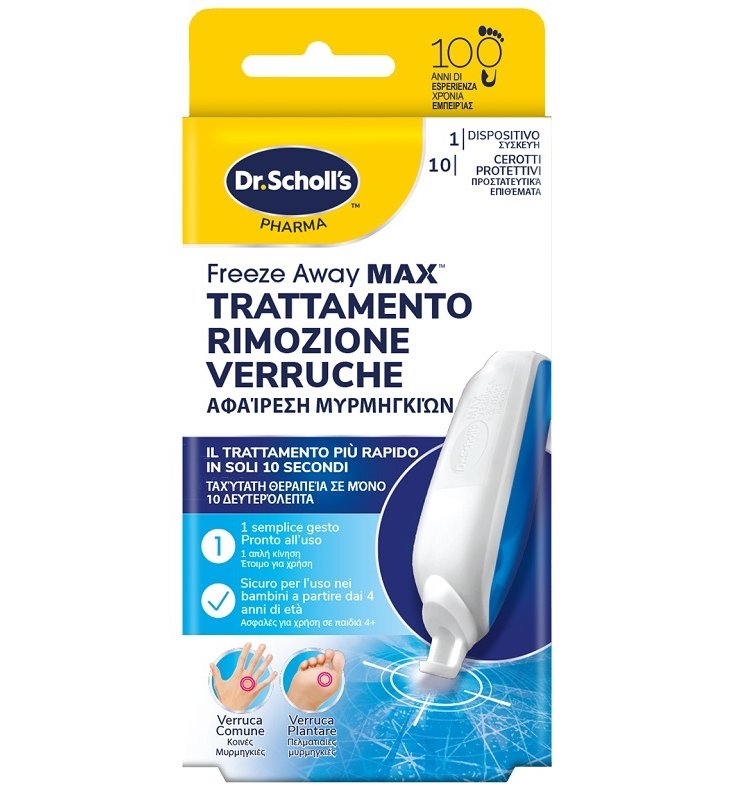 TRATTAMENTO RIMOZIONE VERRUCHE SCHOLL FREEZE AWAY MAX