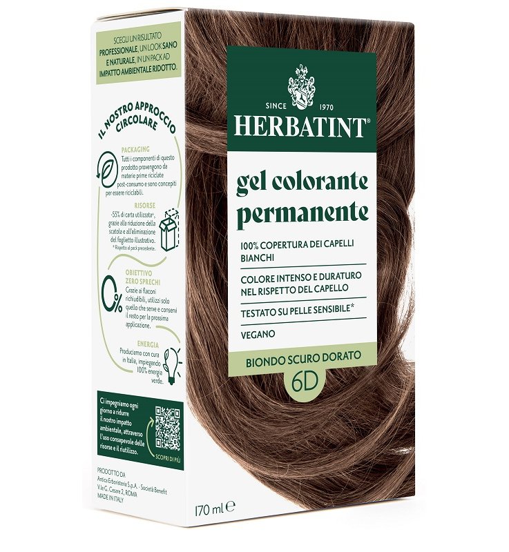 HERBATINT 6D BIONDO SCURO DORATO 170 ML